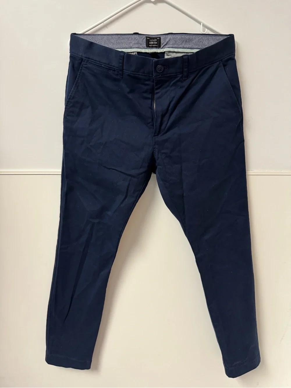 J. Crew Navy Slim Fit Chinos